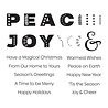 Spellbinders Peace & Joy Clear Stamp (STP-140) (OUTLET) Spellbinders Peace & Joy Clear Stamp (STP-140) (OUTLET)