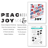 Spellbinders Peace & Joy Clear Stamp (STP-140) (OUTLET) Spellbinders Peace & Joy Clear Stamp (STP-140) (OUTLET)