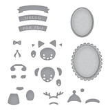 Spellbinders Special Pet Delivery Etched Dies (S4-1216) (OUTLET)