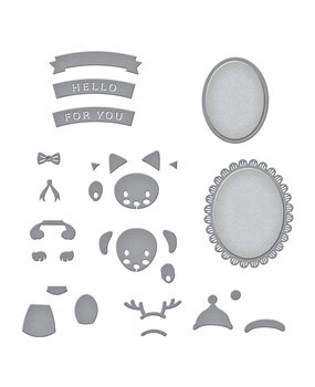 Spellbinders Special Pet Delivery Etched Dies (S4-1216) (OUTLET)