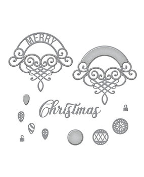 Spellbinders Merry Flourish Etched Dies (S4-1243) (OUTLET)