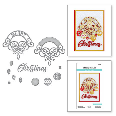 Spellbinders Merry Flourish Etched Dies (S4-1243) (OUTLET)