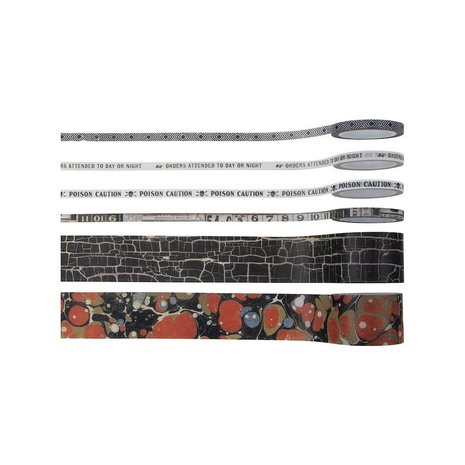 Idea-ology Tim Holtz Halloween Design Tape (6x5.49m) (TH94259) (DISCONTINUED) Idea-ology Tim Holtz Halloween Design Tape (6x5.49m) (TH94259) (DISCONTINUED)