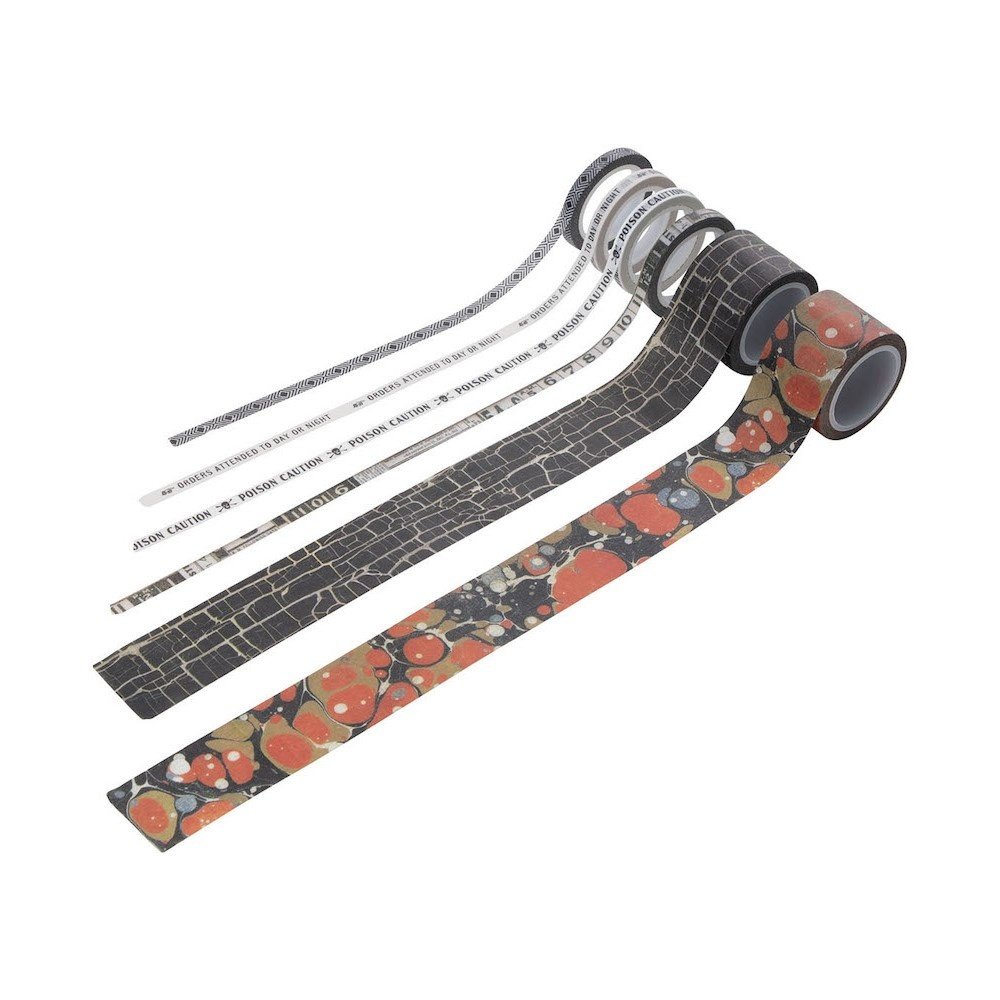 Idea-ology Tim Holtz Halloween Design Tape (6x5.49m) (TH94259) (DISCONTINUED) Idea-ology Tim Holtz Halloween Design Tape (6x5.49m) (TH94259) (DISCONTINUED)