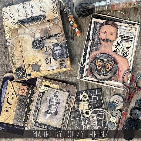 Idea-ology Tim Holtz Halloween Shape Seals (4pcs) (TH94269) (DISCONTINUED) Idea-ology Tim Holtz Halloween Shape Seals (4pcs) (TH94269) (DISCONTINUED)