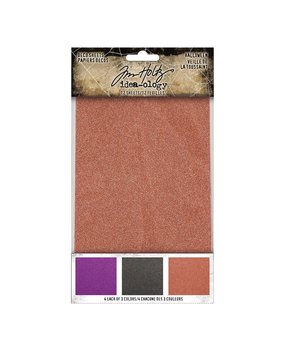 Idea-ology Tim Holtz Halloween Deco Sheets (12 sheets) (TH94258) (DISCONTINUED)