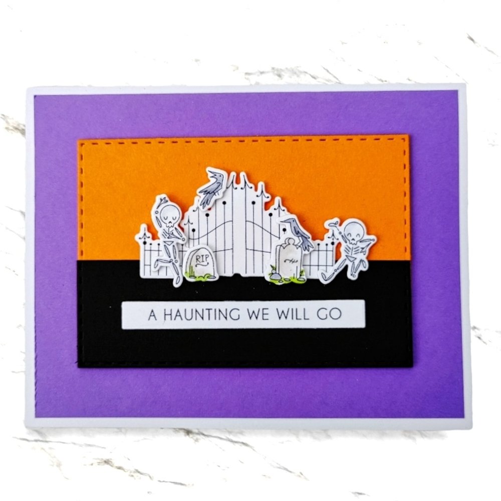 LDRS Creative Halloween Sentiment Stack 4x4 Inch Clear Stamps (LDRS3400) (OUTLET)