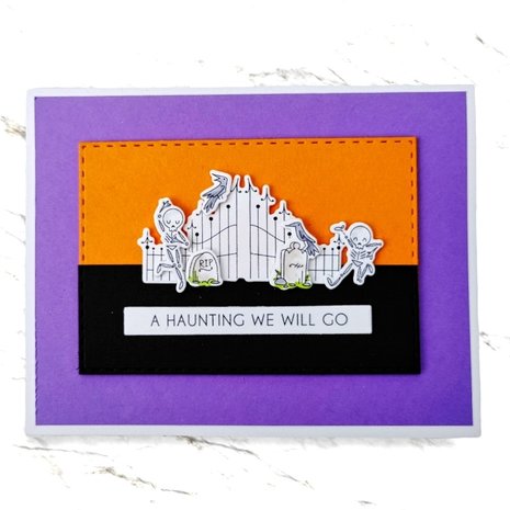 LDRS Creative Halloween Sentiment Stack 4x4 Inch Clear Stamps (LDRS3400) (OUTLET)