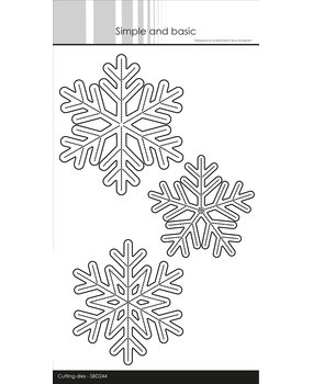 Simple and Basic XL Snowflakes Cutting Dies (SBD244) (DISCONTINUED)