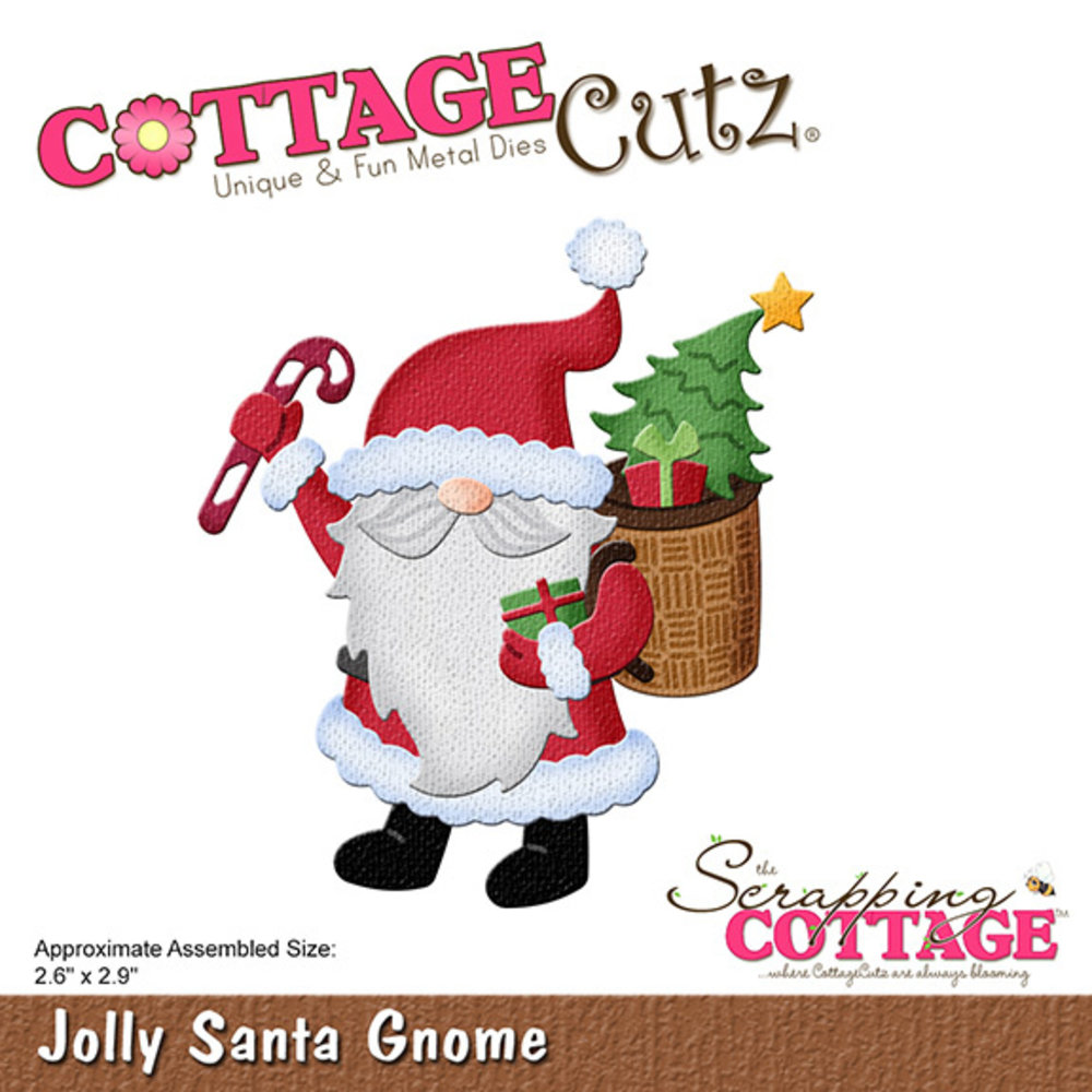 Scrapping Cottage Jolly Santa Gnome (CC-1082) (OUTLET) Scrapping Cottage Jolly Santa Gnome (CC-1082) (OUTLET)
