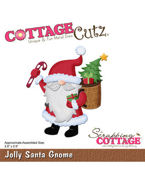 Scrapping Cottage Jolly Santa Gnome (CC-1082) (OUTLET)