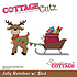 Jolly Reindeer w/ Sled (CC-1081) (OUTLET) Jolly Reindeer w/ Sled (CC-1081) (OUTLET)