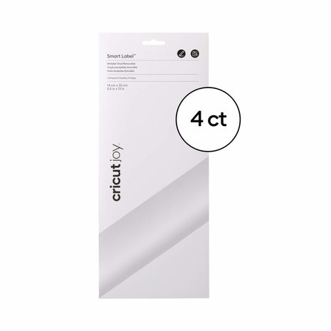 Cricut Joy Smart Label Removable Writable White (4sheets) (2010001) (DISCONTINUED) Cricut Joy Smart Label Removable Writable White (4sheets) (2010001) (DISCONTINUED)