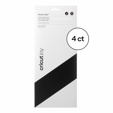 Cricut Joy Smart Label Removable Writable Black (4sheets) (2010002) (DISCONTINUED) Cricut Joy Smart Label Removable Writable Black (4sheets) (2010002) (DISCONTINUED)
