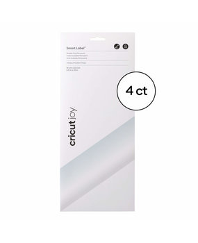 Cricut Joy Smart Label Permanent Writable Transparent (4sheets) (2009444) (DISCONTINUED) Cricut Joy Smart Label Permanent Writable Transparent (4sheets) (2009444) (DISCONTINUED)