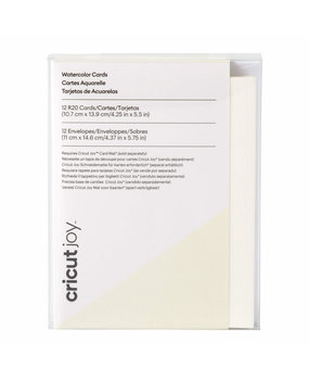 Cricut Joy Watercolor Cards Ivory/White (R20 12pcs) (2009984) Cricut Joy Watercolor Cards Ivory/White (R20 12pcs) (2009984)