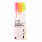 Cricut Joy Glitter Gel Pens 0.8 Neon Pink/Orange/Yellow (3pcs) (2009963) (DISCONTINUED)
