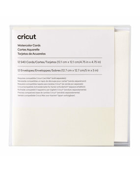 Cricut Watercolor Cards Ivory/White (S40 12pcs) (2009986) Cricut Watercolor Cards Ivory/White (S40 12pcs) (2009986)