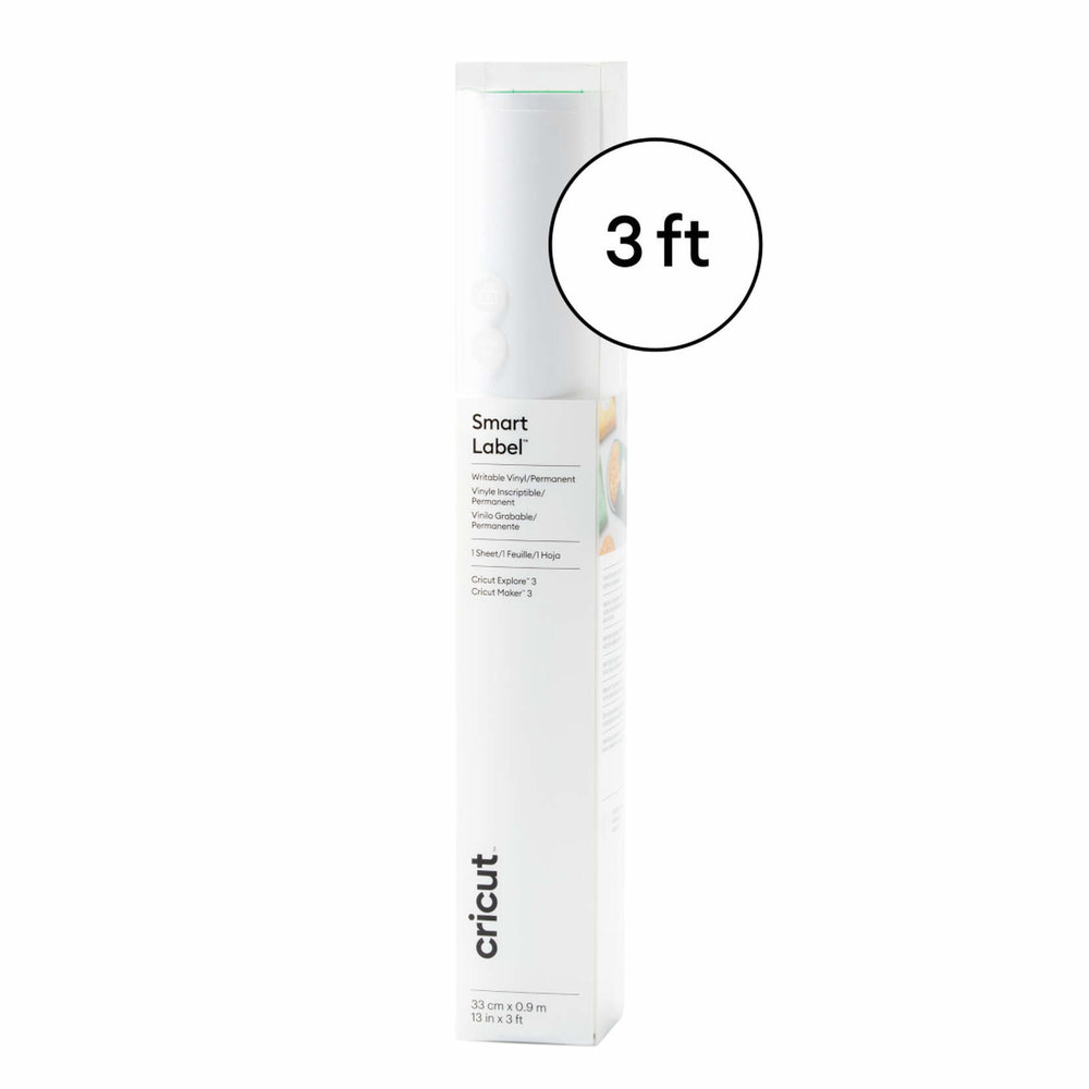 Cricut Smart Label Permanent Writable White 3 ft (2009445) Cricut Smart Label Permanent Writable White 3 ft (2009445)