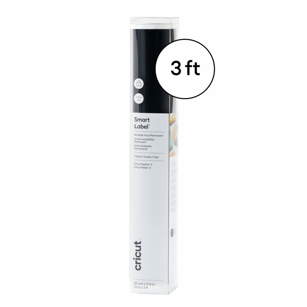 Cricut Smart Label Permanent Writable Black 3ft (2009446) (DISCONTINUED) Cricut Smart Label Permanent Writable Black 3ft (2009446) (DISCONTINUED)