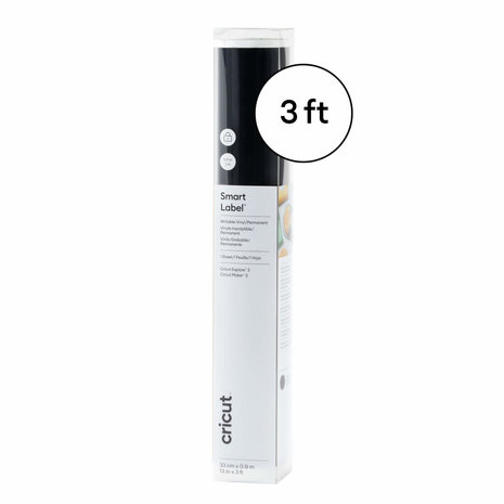 Cricut Smart Label Permanent Writable Black 3ft (2009446) (DISCONTINUED) Cricut Smart Label Permanent Writable Black 3ft (2009446) (DISCONTINUED)
