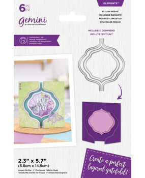 Gemini Layered Edge Gatefold Stylish Mosaic Elements Dies (GEM-MD-ELE-STMO) (DISCONTINUED)