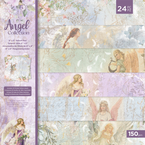 Crafter's Companion Angel Collection 8x8 Inch Vellum Pad (ANG-VELPAD8) (OUTLET) Crafter's Companion Angel Collection 8x8 Inch Vellum Pad (ANG-VELPAD8) (OUTLET)