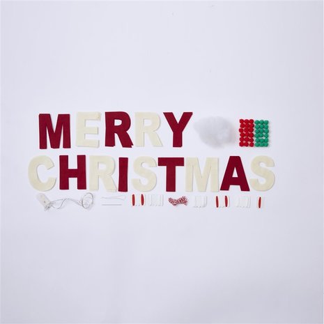 Simply Make Felt Garland Kit Merry Christmas Light Up (DSM 106126) (OUTLET) Simply Make Felt Garland Kit Merry Christmas Light Up (DSM 106126) (OUTLET)