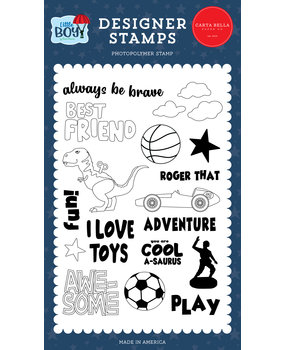 Carta Bella Always Be Brave Clear Stamps (CBLB160040) (OUTLET)