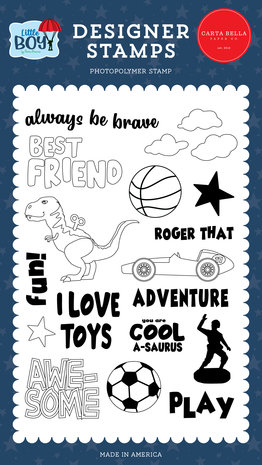 Carta Bella Always Be Brave Clear Stamps (CBLB160040) (OUTLET)