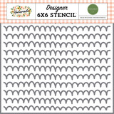 Carta Bella Life Is Sweet Scallops Stencil (CBH158033) (OUTLET)