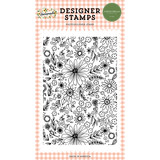 Carta Bella Homemade Floral Background Clear Stamps (CBH158042) (OUTLET)