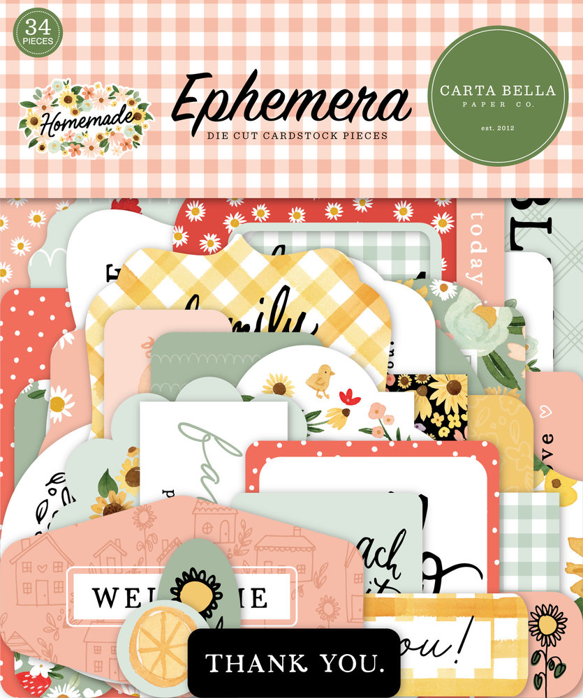 Carta Bella Homemade Ephemera (CBH158024) (OUTLET) Carta Bella Homemade Ephemera (CBH158024) (OUTLET)