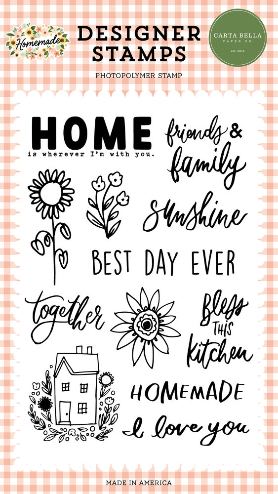 Carta Bella Bless This Kitchen Clear Stamps (CBH158043) (OUTLET) Carta Bella Bless This Kitchen Clear Stamps (CBH158043) (OUTLET)