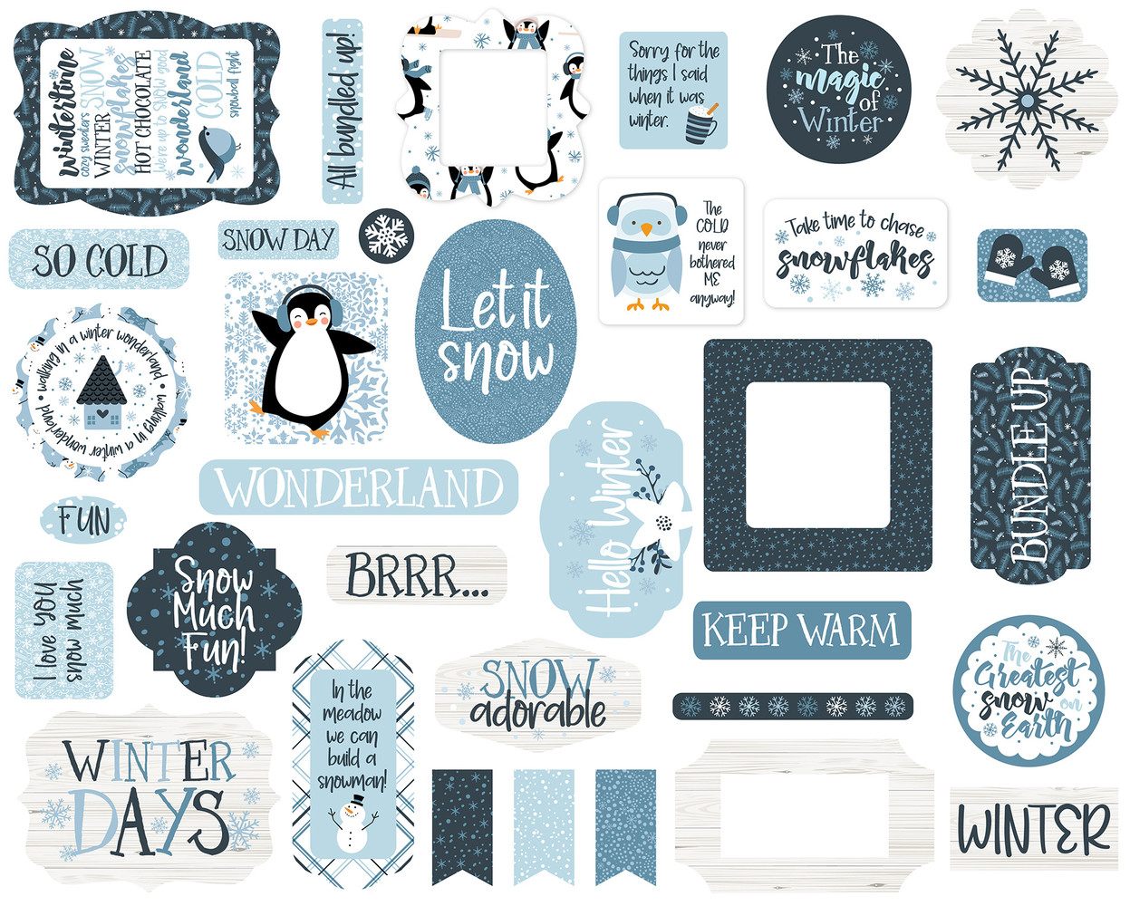 Echo Park The Magic Of Winter Ephemera (MOW291024) (DISCONTINUED)