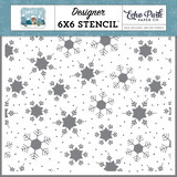 Echo Park Catch Snowflakes Stencil (SI288033) (OUTLET)
