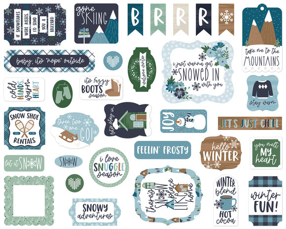 Echo Park Snowed In Ephemera (SI288024) (DISCONTINUED) Echo Park Snowed In Ephemera (SI288024) (DISCONTINUED)