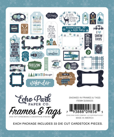 Echo Park Snowed In Frames & Tags (SI288025) (DISCONTINUED)