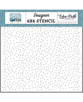 Echo Park Wintertime Sky Stencil (SI288034) (OUTLET)