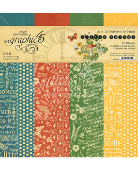 Graphic 45 Little Things 12x12 Inch Patterns & Solids Pack (4502528) (DISCONTINUED)