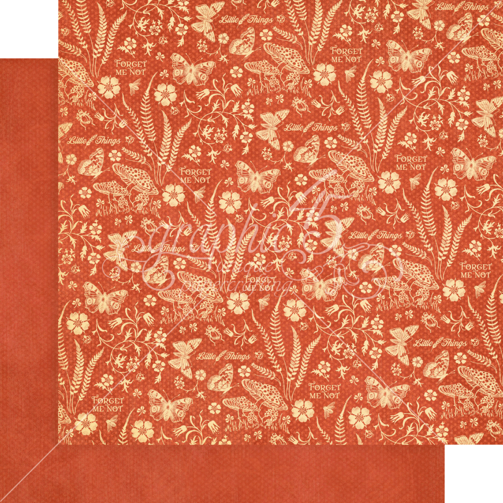 Graphic 45 Little Things 12x12 Inch Patterns & Solids Pack (4502528) (DISCONTINUED)