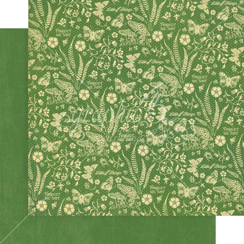 Graphic 45 Little Things 12x12 Inch Patterns & Solids Pack (4502528) (DISCONTINUED)