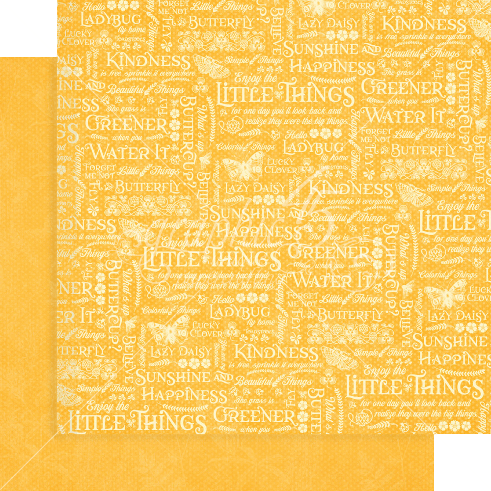 Graphic 45 Little Things 12x12 Inch Patterns & Solids Pack (4502528) (DISCONTINUED)