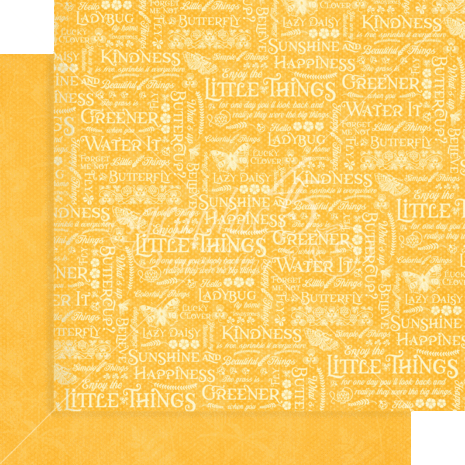 Graphic 45 Little Things 12x12 Inch Patterns & Solids Pack (4502528) (DISCONTINUED)