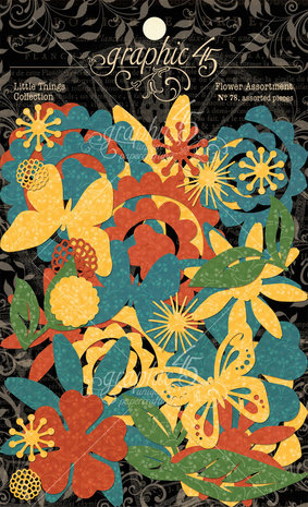 Graphic 45 Little Things Flower Assortment (4502530) (OUTLET) Graphic 45 Little Things Flower Assortment (4502530) (OUTLET)
