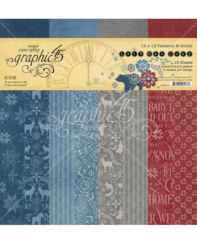 Graphic 45 Let's Get Cozy 12x12 Inch Patterns & Solids Pack (4502512) (OUTLET)