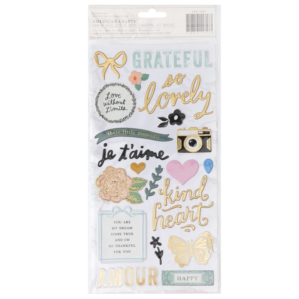 American Crafts Thickers Parasol Splendid (69pcs) (34013901) (OUTLET)