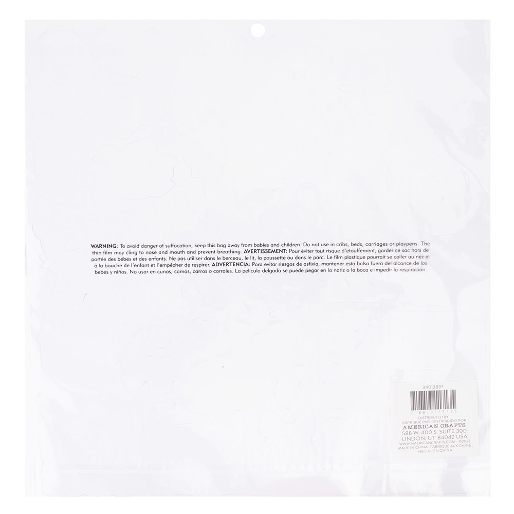 American Crafts Maggie Holmes Parasol 12x12 Inch Chipboard Stickers (61pcs) (34013897) (OUTLET)