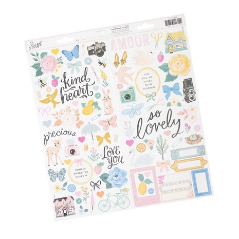 American Crafts Maggie Holmes Parasol 6x12 Inch Stickers (93pcs) (34013898) (OUTLET) American Crafts Maggie Holmes Parasol 6x12 Inch Stickers (93pcs) (34013898) (OUTLET)