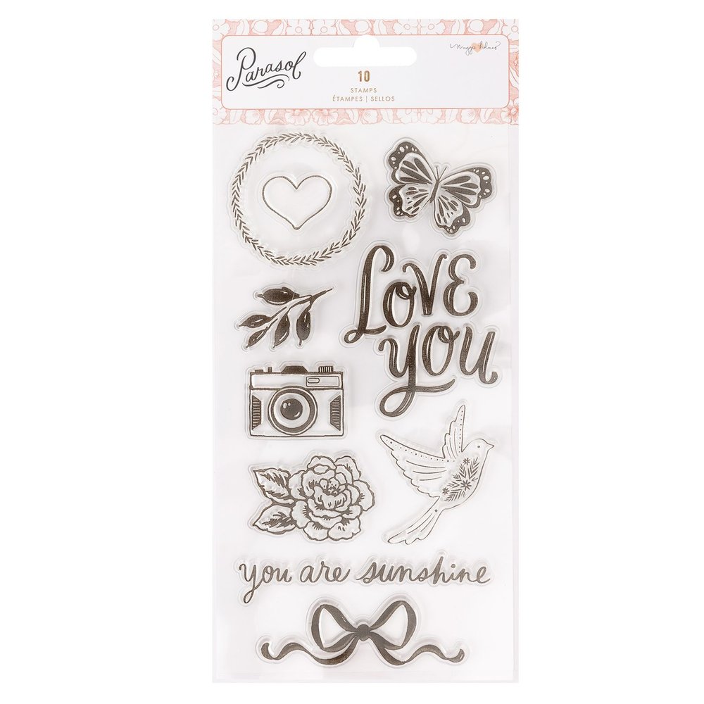 American Crafts Maggie Holmes Parasol Clear Stamps (10pcs) (34013905) (OUTLET) American Crafts Maggie Holmes Parasol Clear Stamps (10pcs) (34013905) (OUTLET)